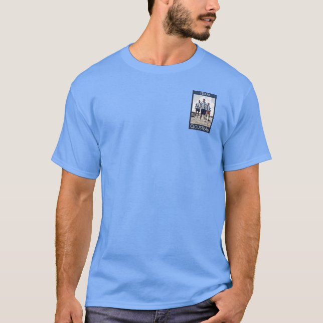 Skjorta för lagClousteau logotyp Tee (Framsida)