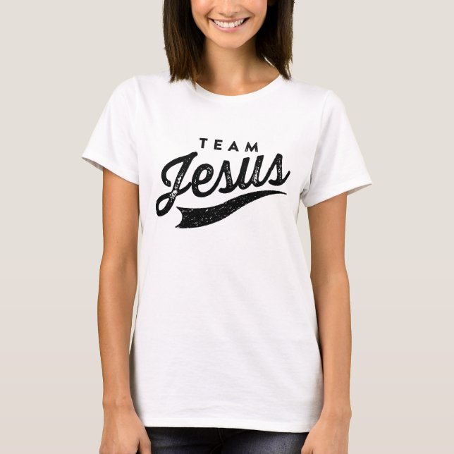 Skjorta för lagjesus logotyp tee shirt (Framsida)