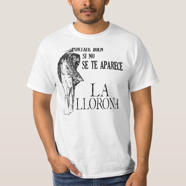 Skjorta för LaLlorona spanjor T-shirt (Framsida)