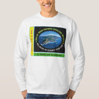 Skjorta för långärmad för simma för Catalina örelä T-shirt