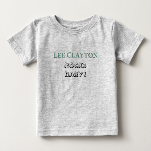 Skjorta för Lee Clayton stenbaby Tee (Framsida)
