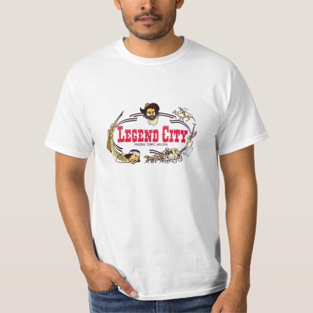 Skjorta för legendstad T T-shirt (Framsida)