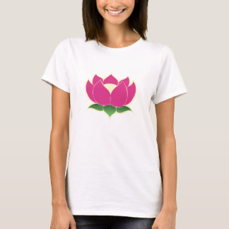 Skjorta för lotusblommablommadamer tee shirt