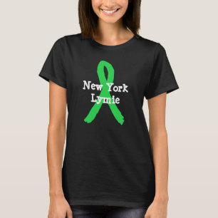 Skjorta för Lyme-sjuka i New York för ökad medvete Tee Shirt