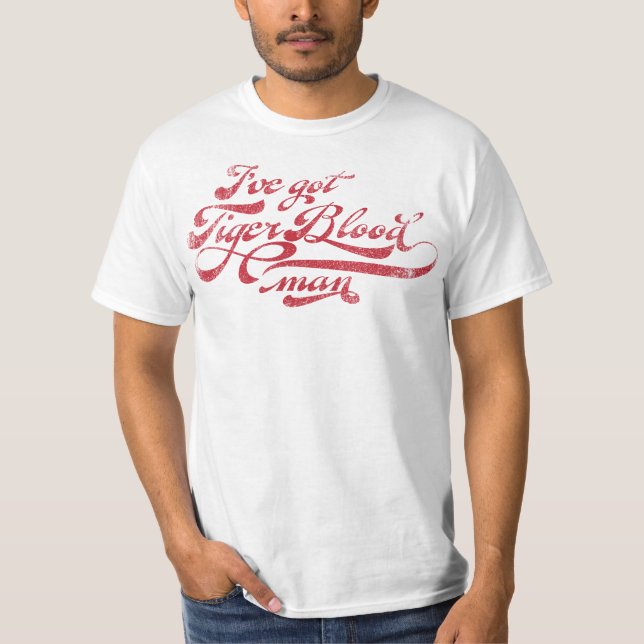 Skjorta för man för blod för I've hartiger T-shirt (Framsida)