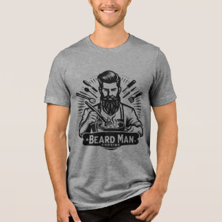 Skjorta för man med skägg som lagar mat t shirt