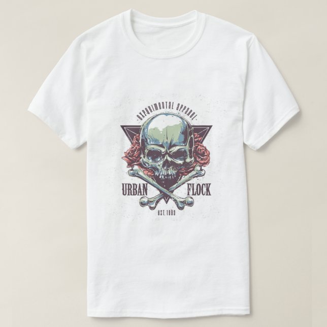 Skjorta för manar för bikerT-tröjamotorcykel Tee (Design framsida)