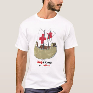 Skjorta för MapMaker T T Shirt
