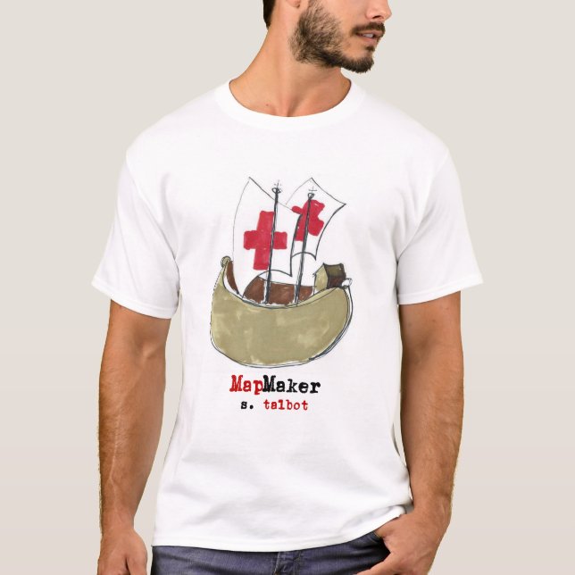 Skjorta för MapMaker T T Shirt (Framsida)
