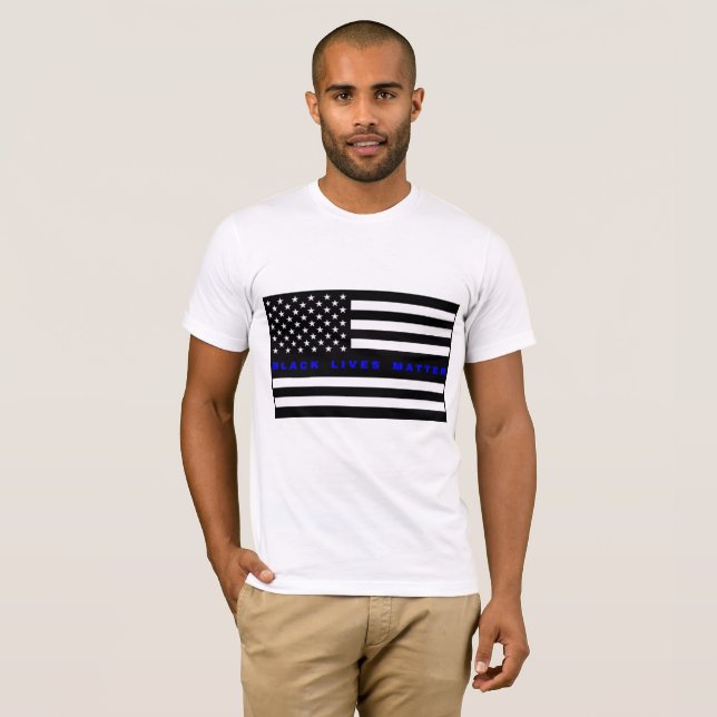 Skjorta för materia för amerikanska t-shirt (Hel framsida)