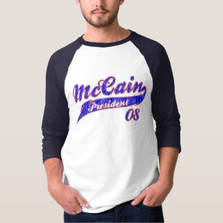 Skjorta för McCain presidentbaseball T-shirt