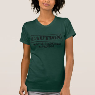 Skjorta för mental hälsahumorutslagsplats t-shirt
