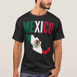 Skjorta för Mexico medborgarekarta T Shirt