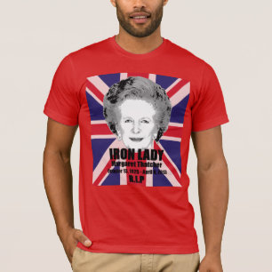 Skjorta för minne för Margaret Thatcher järndam Tee