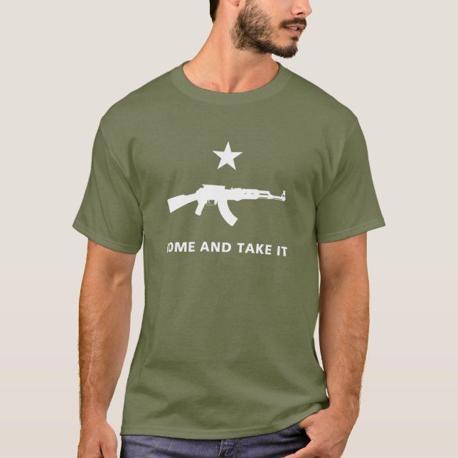 SKJORTA FÖR MOLON LABE GONZALES AK-47 TEE SHIRT (Framsida)