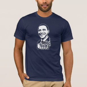 Skjorta för mörk för Obama porträtt 2008 Tee Shirt