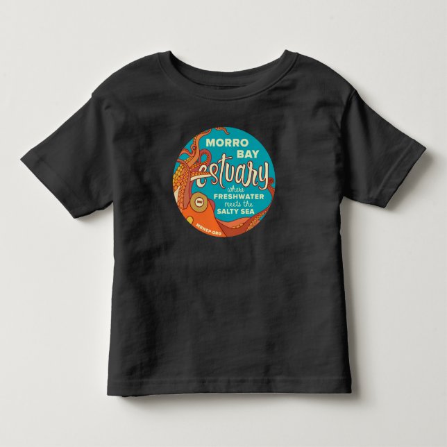 Skjorta för Morro fjärdbläckfisk för småbarn T-shirt (Framsida)