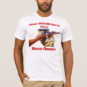 Skjorta för Mosin Nagant ww2 PU-prickskytt T Shirt