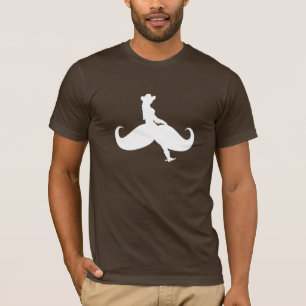 Skjorta för Moustacherittutslagsplats Tee Shirt