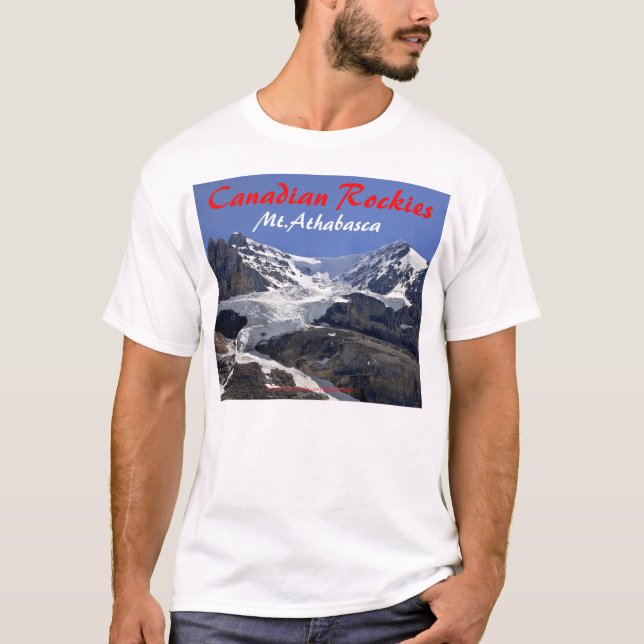 Skjorta för Mt. Athabasca T-shirt (Framsida)