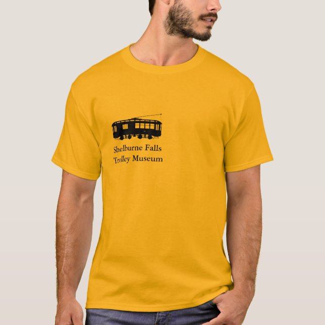 Skjorta för museum för Shelburne nedgångTrolley T-shirt (Framsida)