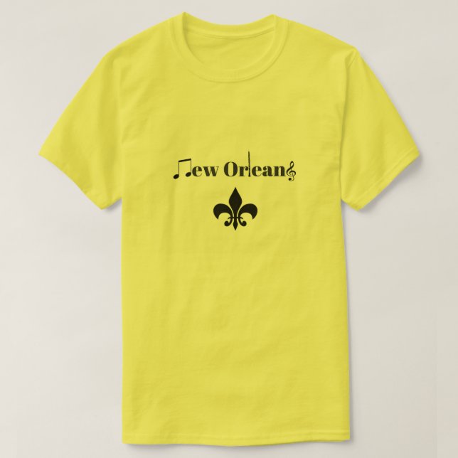 Skjorta för musik för New Orleans klarinettJazz Tee (Design framsida)