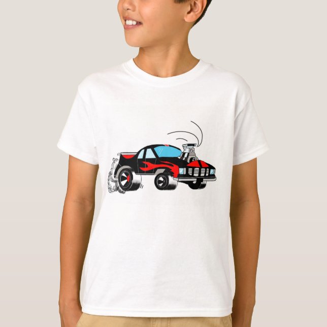Skjorta för muskelbilutslagsplats t-shirt (Framsida)