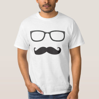skjorta för mustasch T Tee