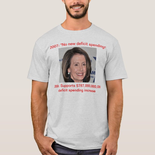Skjorta för Nancy Pelosi Flipmisslyckande T-shirt (Framsida)