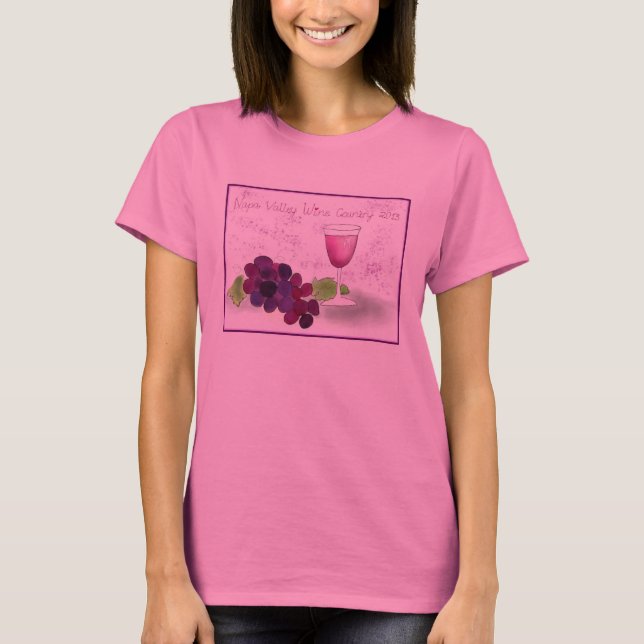 Skjorta för Napa Valley vinland T T Shirt (Framsida)