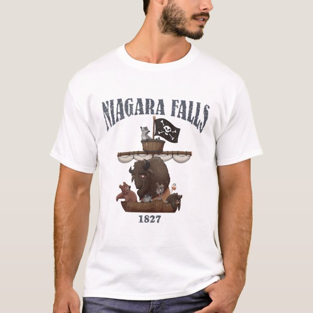 Skjorta för Niagara Falls publicitetjippo Tröja (Framsida)