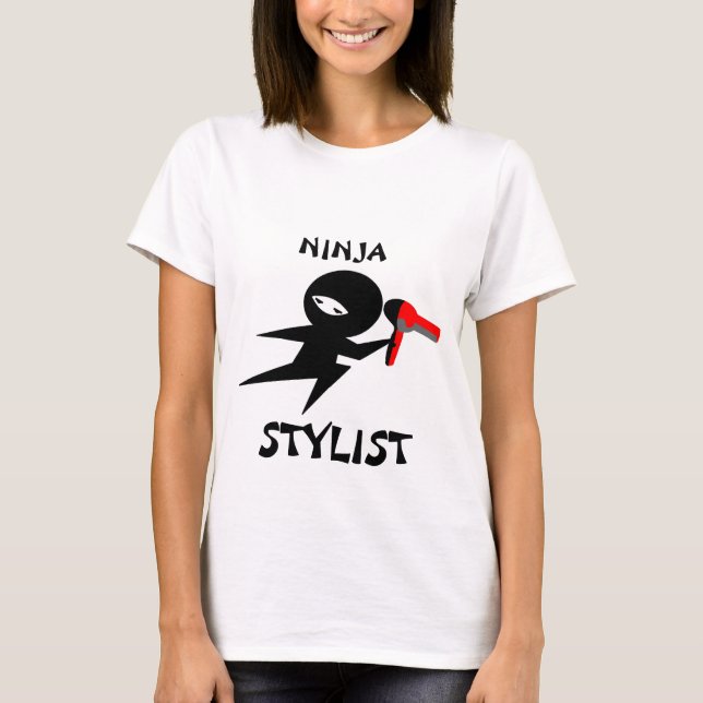 Skjorta för Ninja stylistutslagsplats Tee (Framsida)