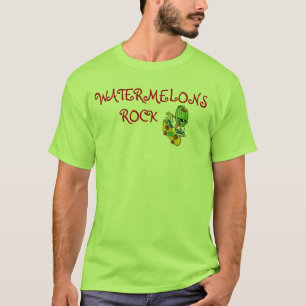 Skjorta för novelty "för vattenmelonsten" frukt t shirt