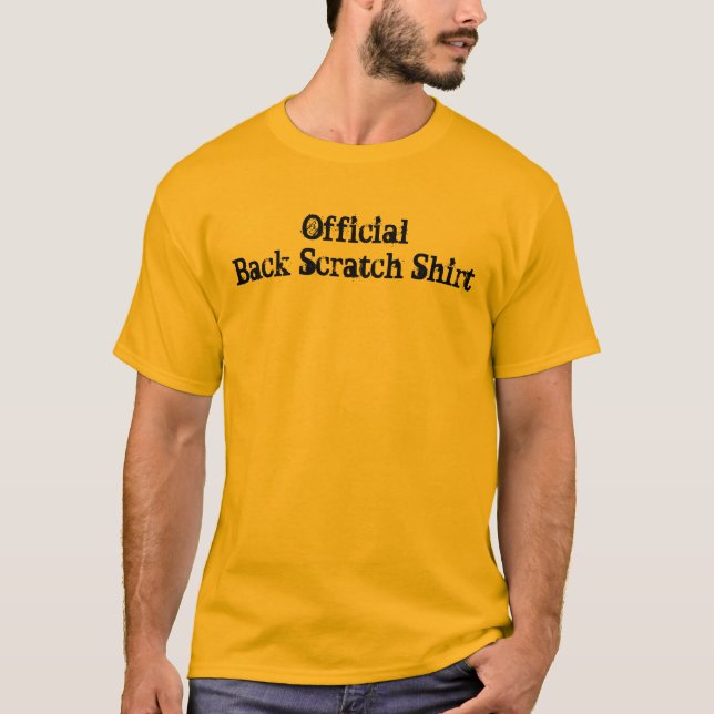 Skjorta för officiellbaksidaskrapa t shirt (Framsida)