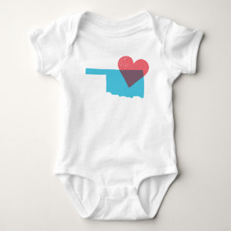 Skjorta för Oklahoma statlig kärlekbaby T Shirt