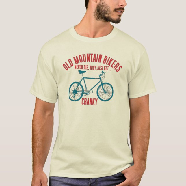 Skjorta för old schoolmountainbike T Tee (Framsida)
