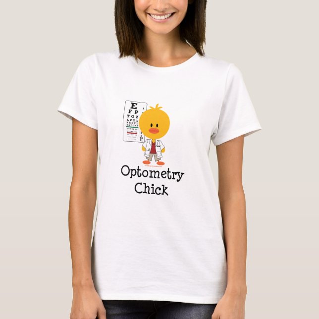Skjorta för Optometrychick T Shirt (Framsida)