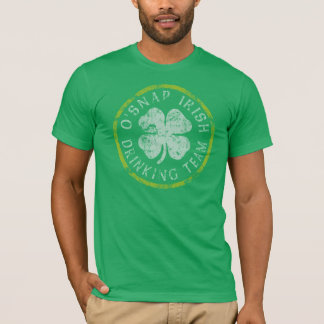 Skjorta för O'Snap irländsk dricka lag t Shirt