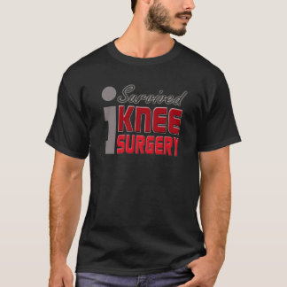 Skjorta för överlevande för knäutbyteskirurgi tee shirt