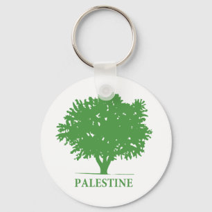 Skjorta för Palestina olivgrön träd t Nyckelring