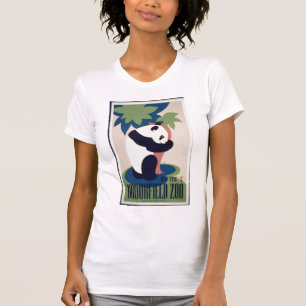 Skjorta för Pandabjörnaffisch T-shirt