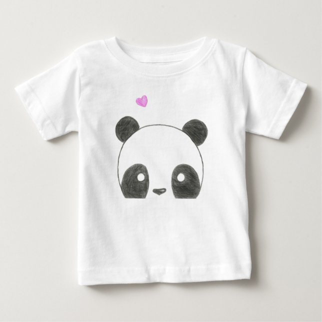 Skjorta för Pandabjörnbaby Tee (Framsida)