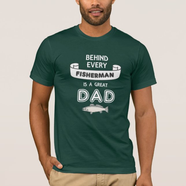 Skjorta för pappa för fars dagfiske underbar t shirt (Framsida)