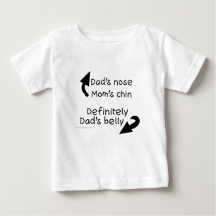 Skjorta för papporbukspädbarn t-shirt