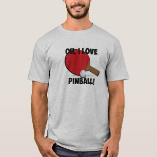 Skjorta för parodi för pinball för PingPong Tee