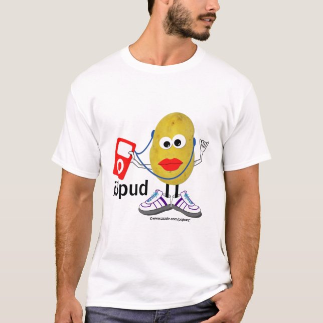 skjorta för parodi t "för ispud" humoristisk tee shirt (Framsida)
