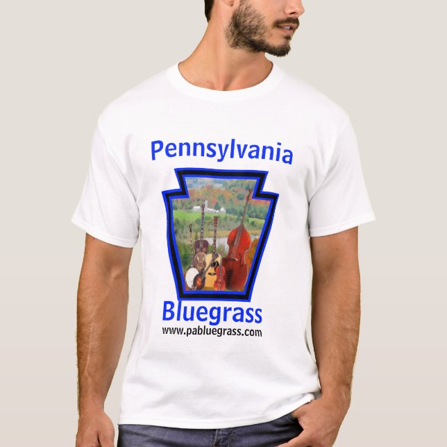 Skjorta för Pennsylvania blågräslogotyp T-shirt (Framsida)