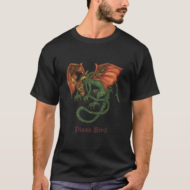 Skjorta för Piasa fågelmörk Tee Shirt (Framsida)