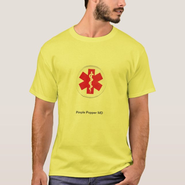 Skjorta för PimplePopper MD T Tee (Framsida)