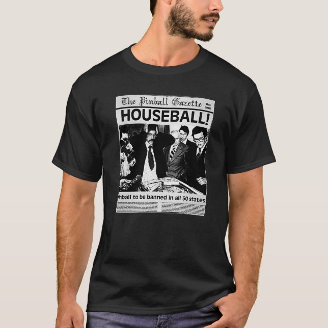 skjorta för pinballhusboll tröja (Framsida)